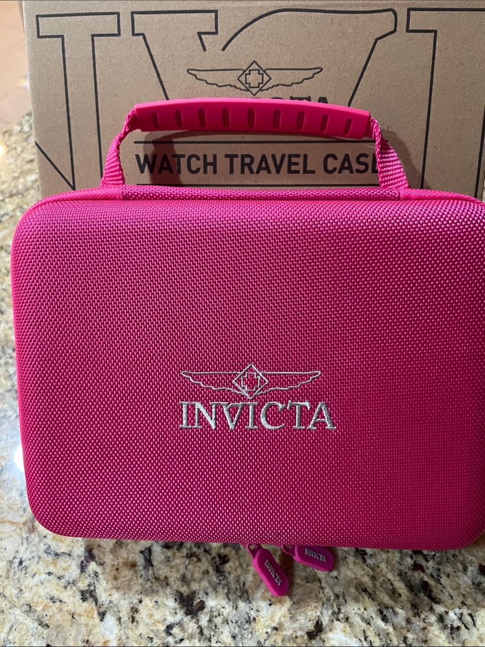 Invicta Pink Watch Travel Case